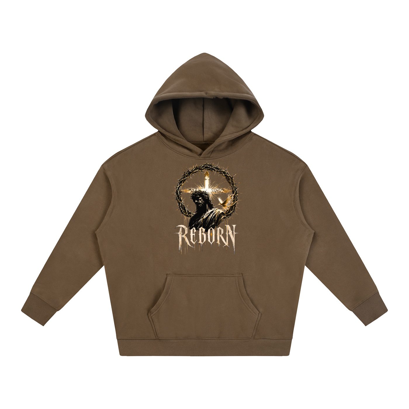 Classic Reborn Oversize Fleeced Hoodie - Image 9