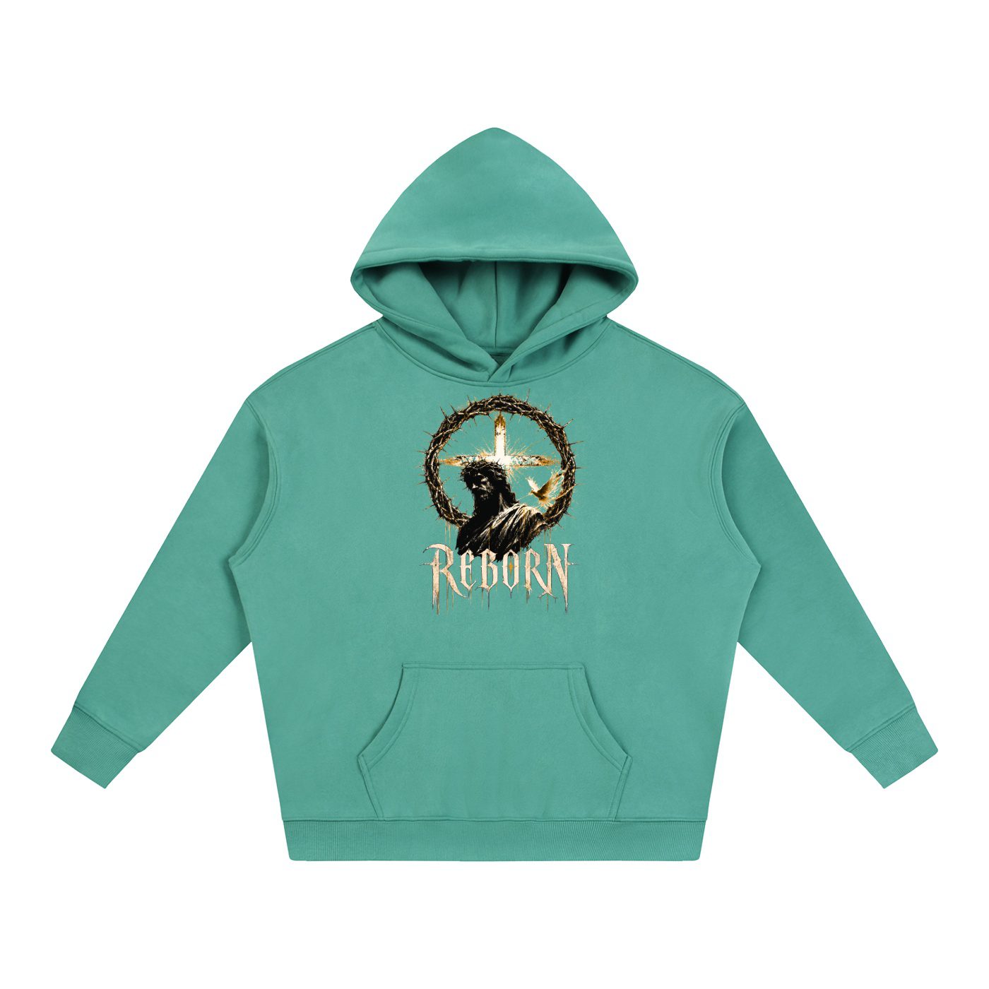 Classic Reborn Oversize Fleeced Hoodie - Image 7