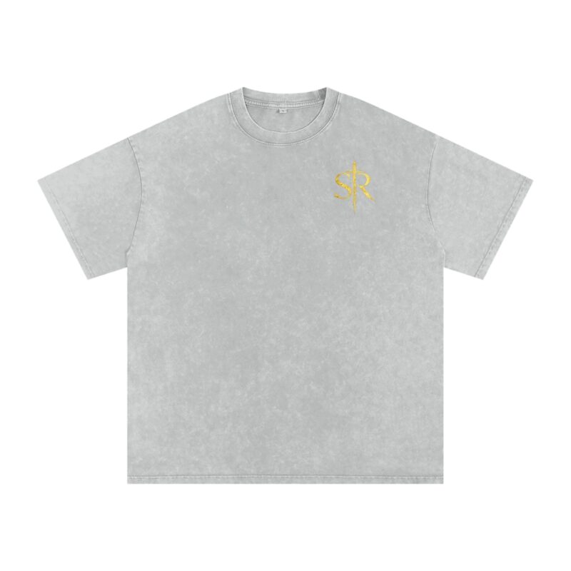 Christ is King Oversized T-Shirt (Snow-washed)
