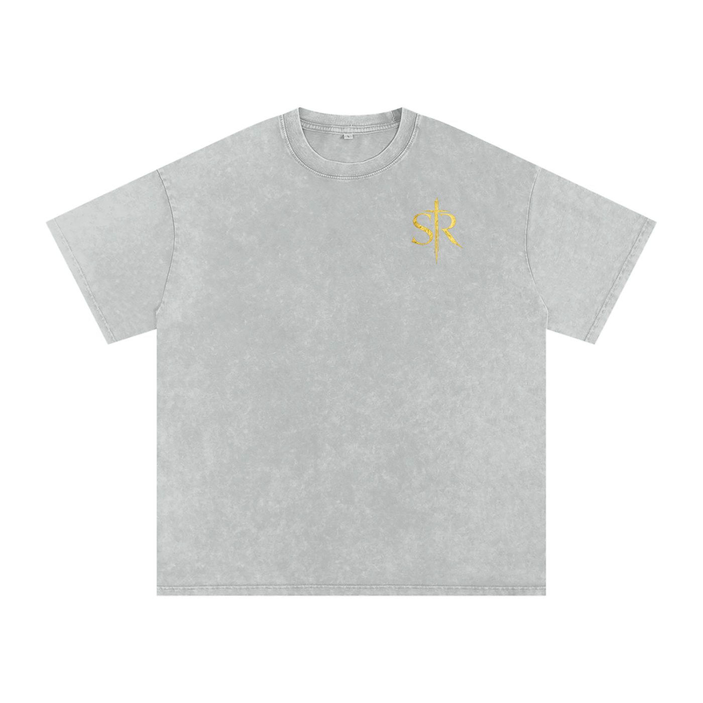 Christ is King Oversized T-Shirt (Snow-washed) - Image 8