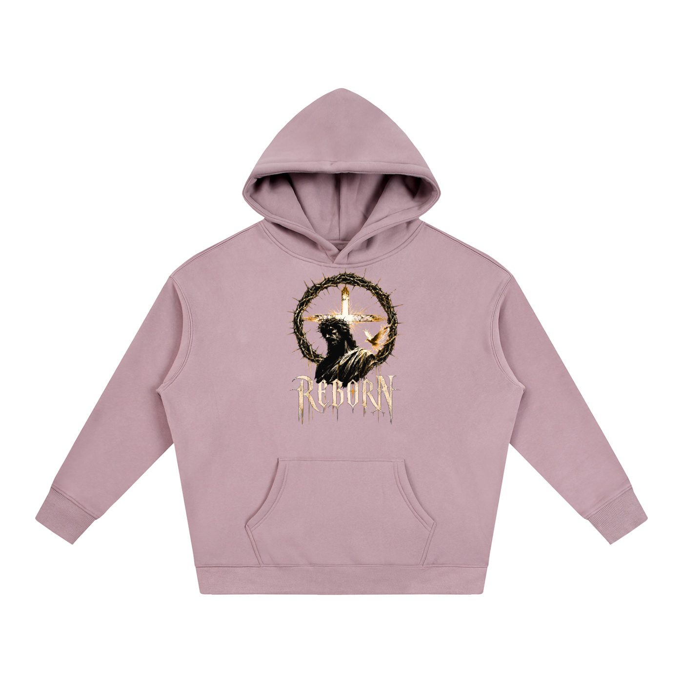 Classic Reborn Oversize Fleeced Hoodie - Image 3