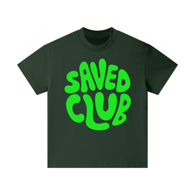 Saved Club (Green) Pure Cotton Kids T-Shirt