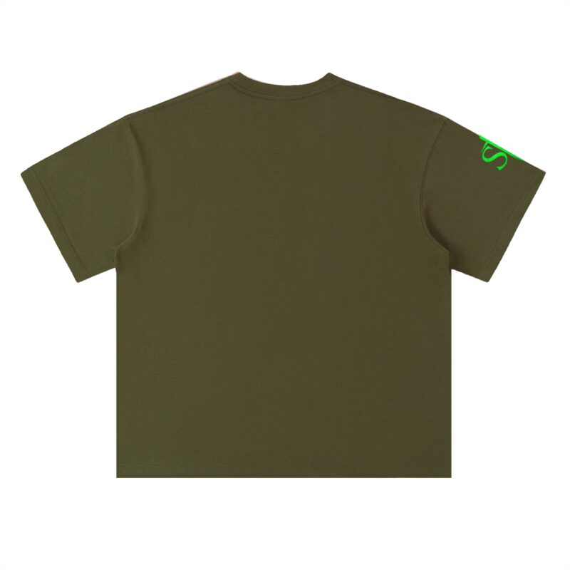 Saved Club (Green) Heavyweight Drop Shoulder T-Shirt