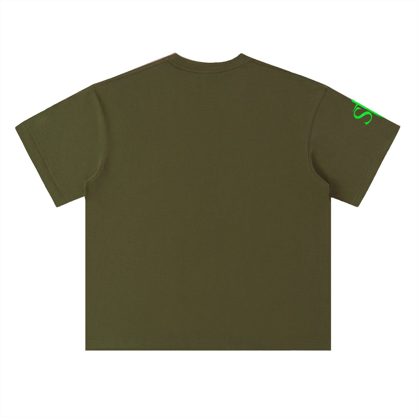 Saved Club (Green) Heavyweight Drop Shoulder T-Shirt - Image 16