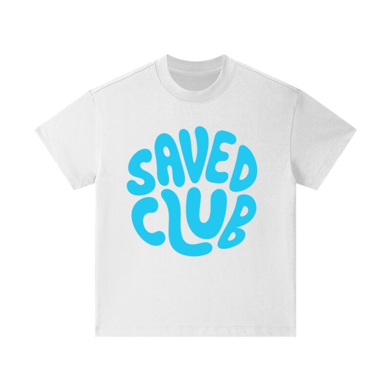 Saved Club (Blue) Pure Cotton Kids T-Shirt
