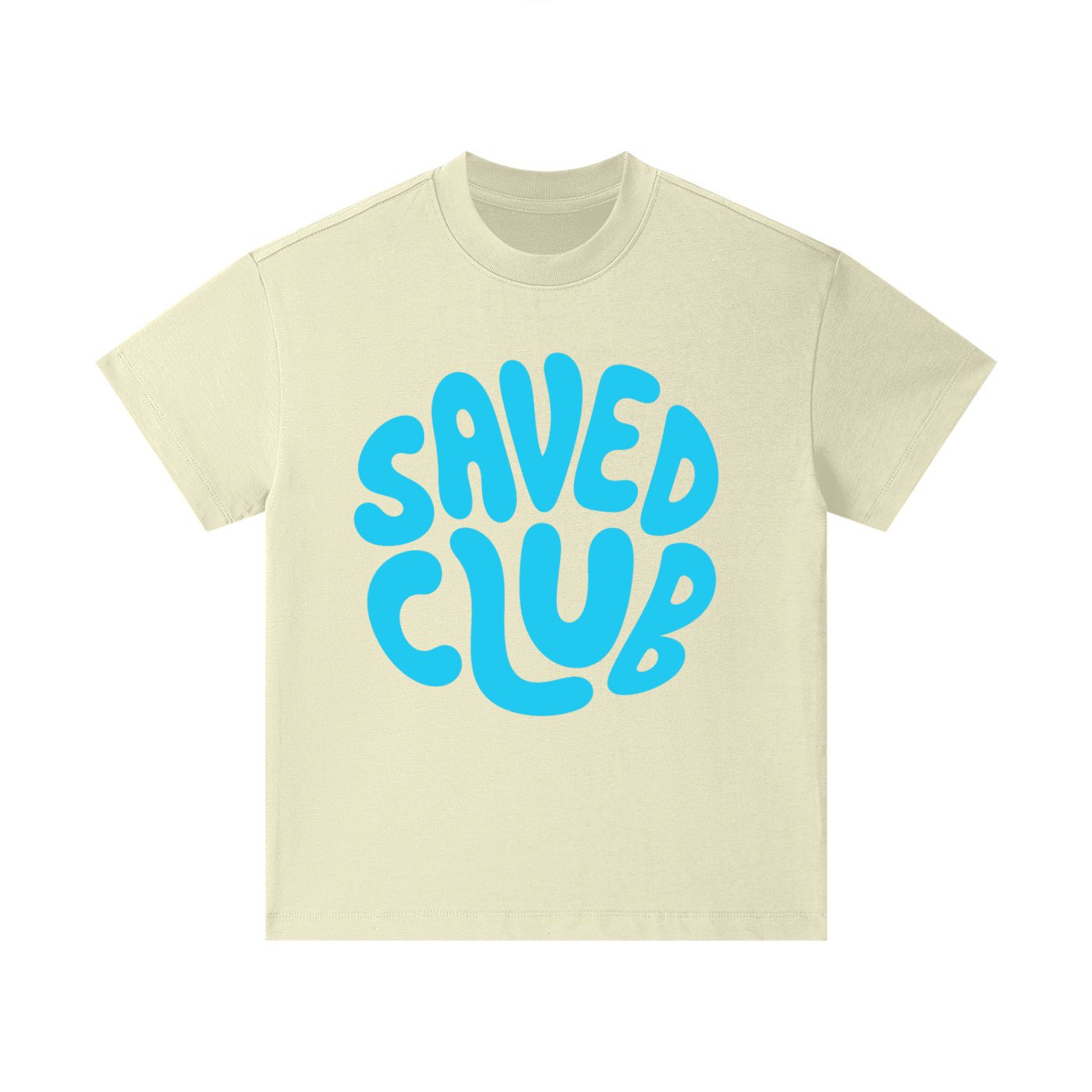 Saved Club (Blue) Pure Cotton Kids T-Shirt - Image 5
