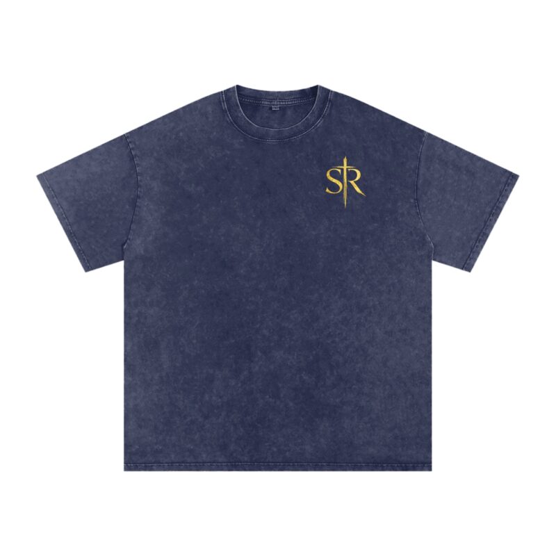 Christ is King Oversized T-Shirt (Snow-washed)