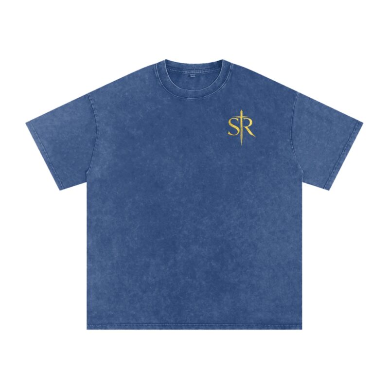 Christ is King Oversized T-Shirt (Snow-washed)