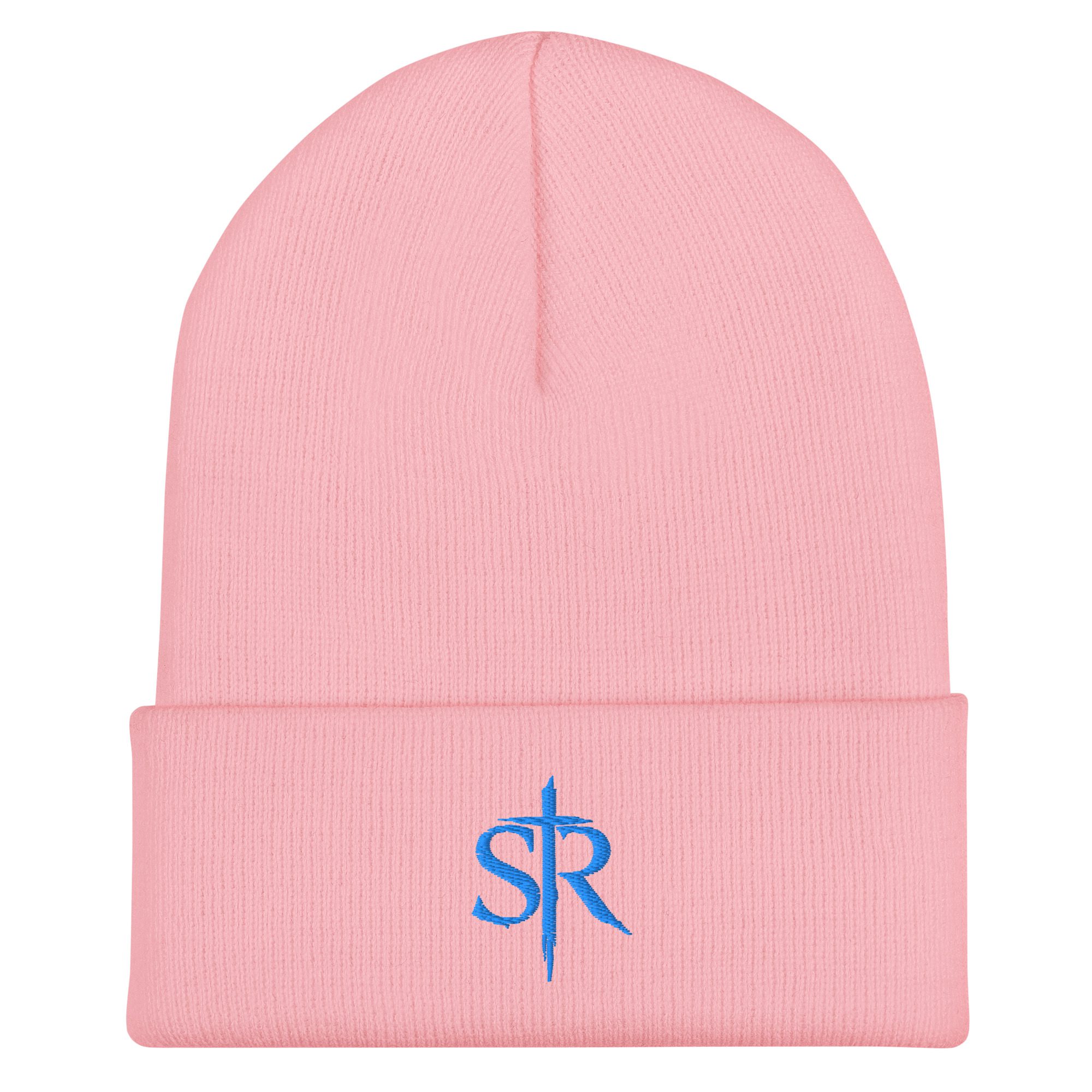 Classic SR Pink Cuffed Beanie - Image 2
