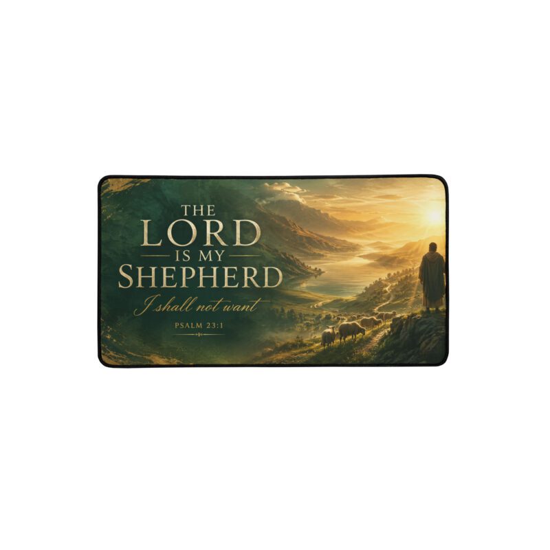 Lord is My Shepherd Desk mat