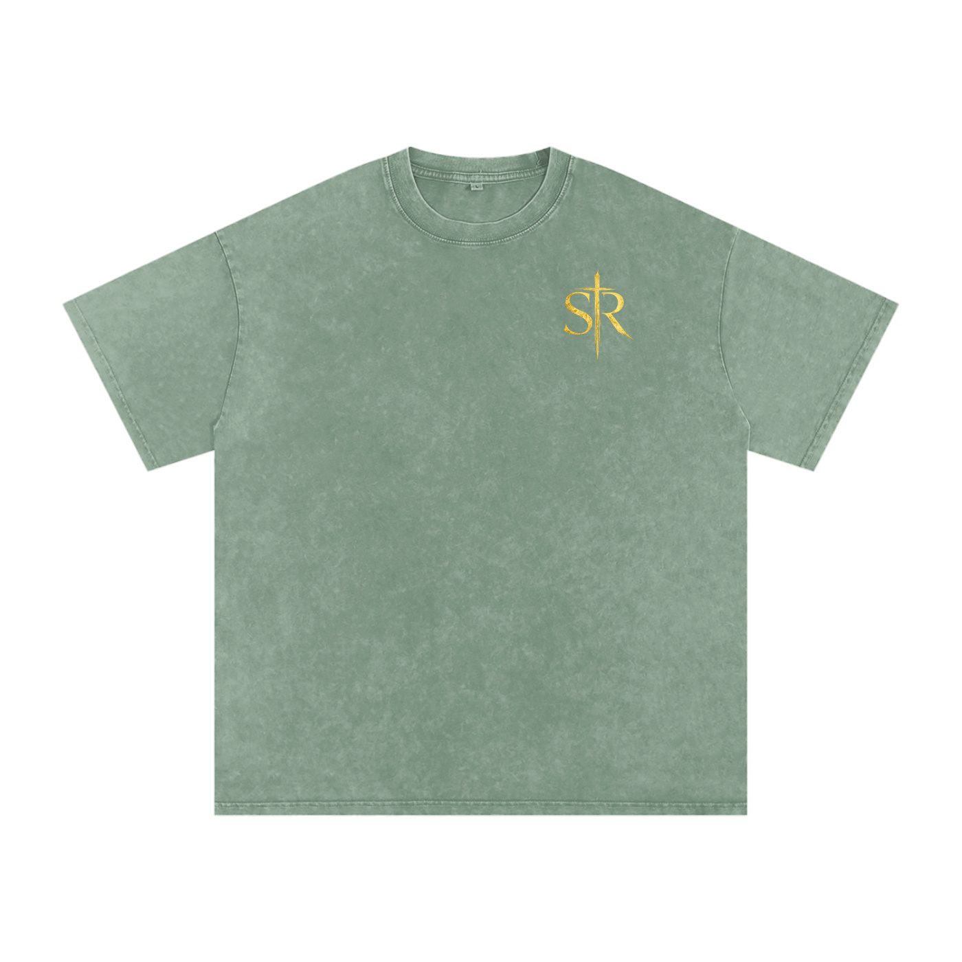 Christ is King Oversized T-Shirt (Snow-washed) - Image 10
