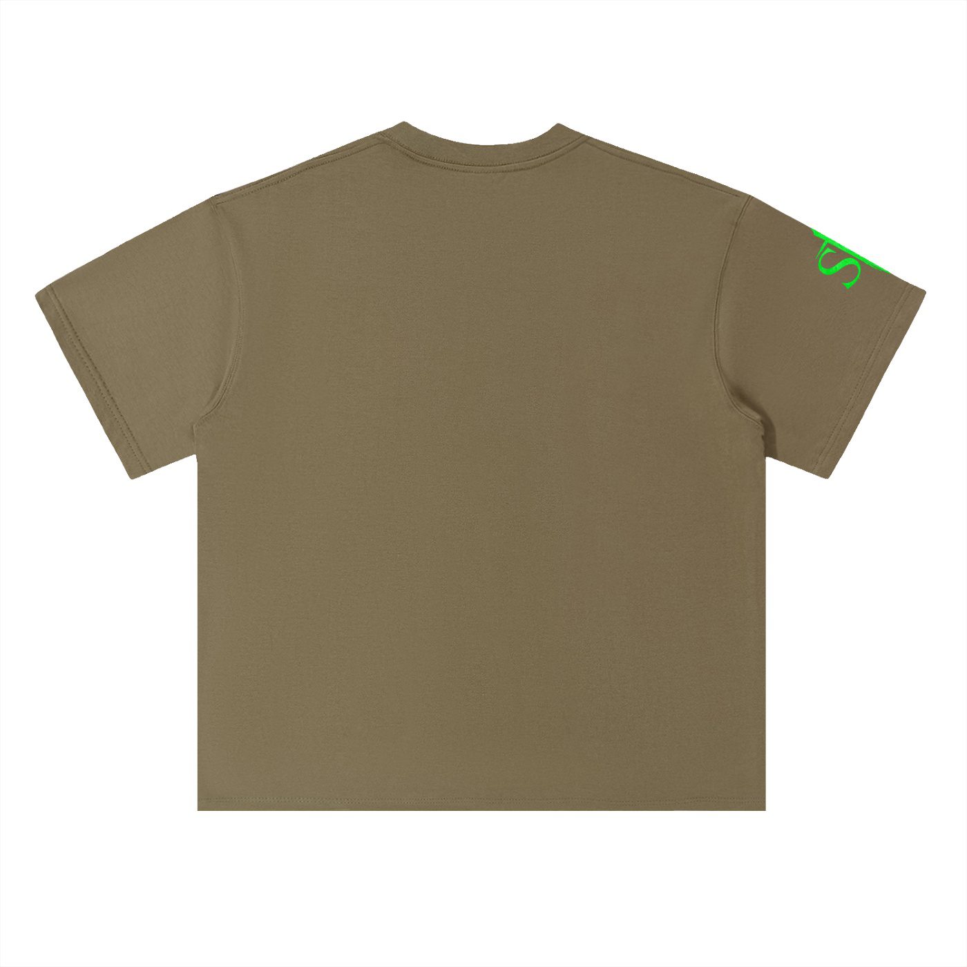 Saved Club (Green) Heavyweight Drop Shoulder T-Shirt - Image 12