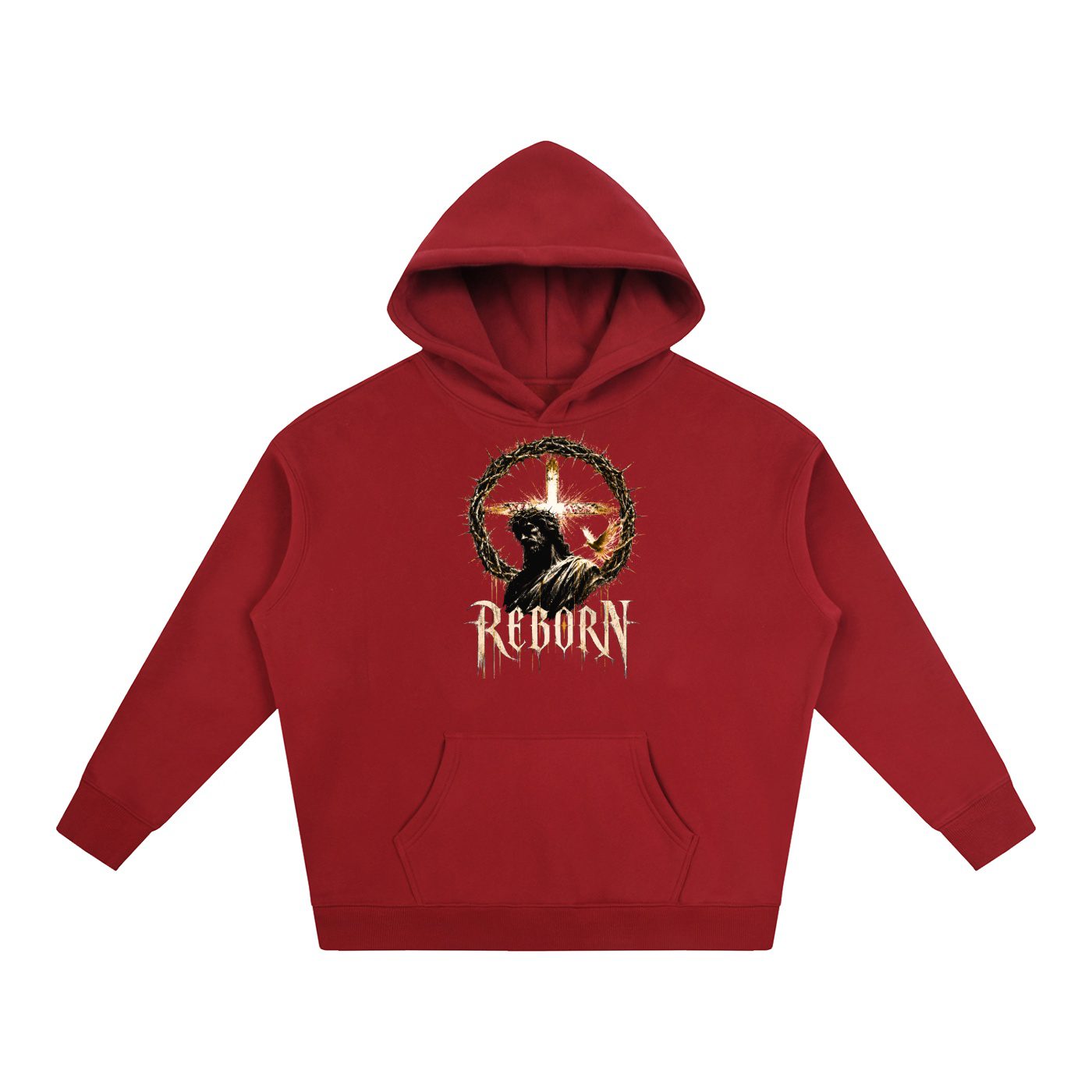 Classic Reborn Oversize Fleeced Hoodie - Image 15