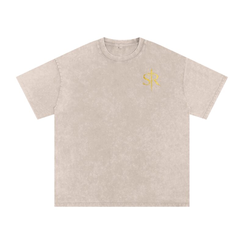 Christ is King Oversized T-Shirt (Snow-washed)