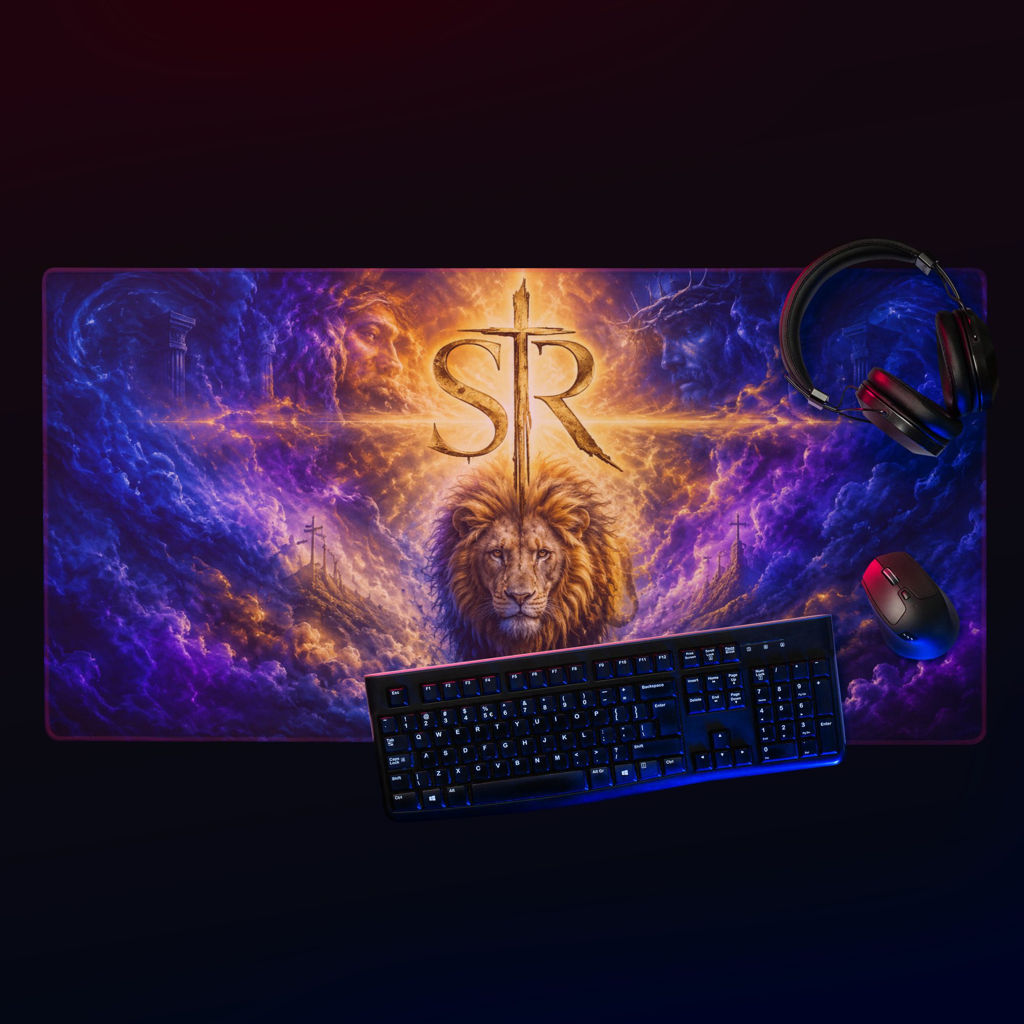 Sr Lion Gaming mouse pad - Image 1