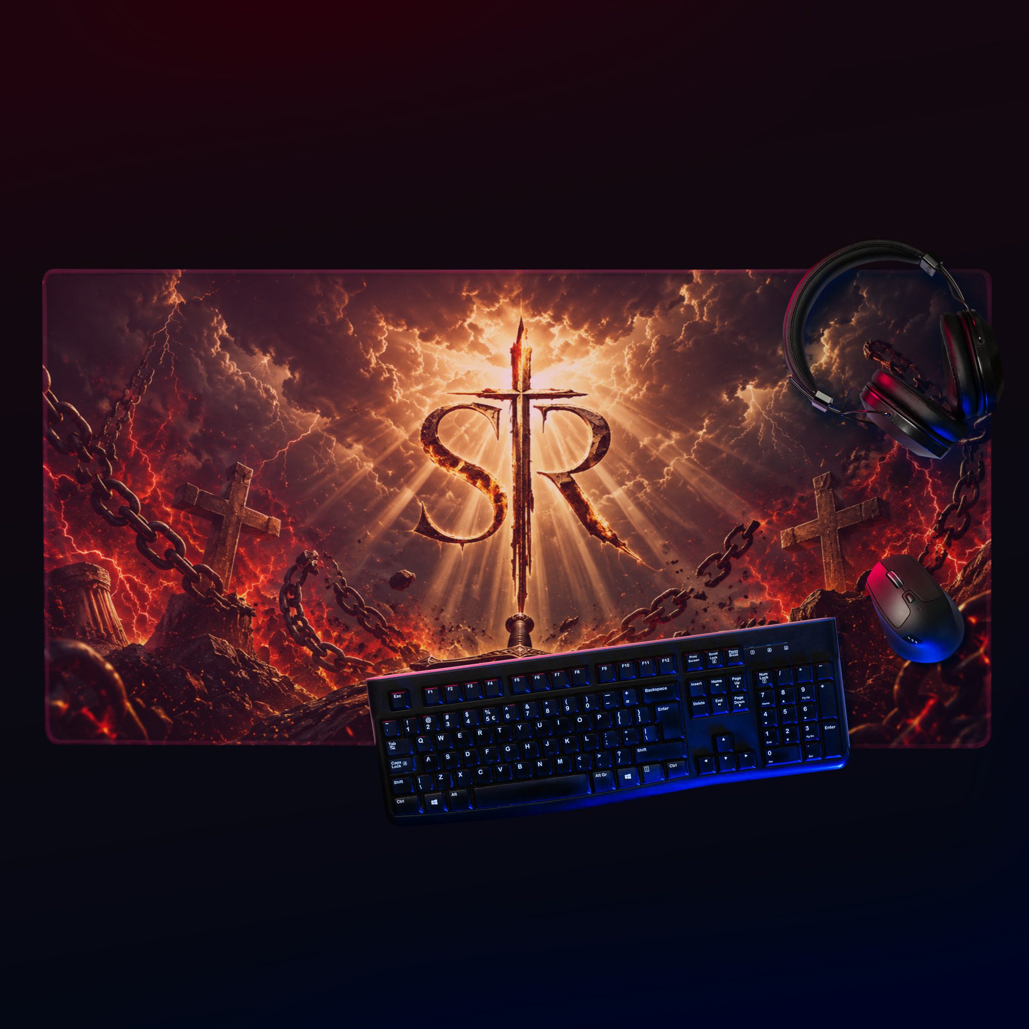 Strength Gaming mouse pad - Image 1
