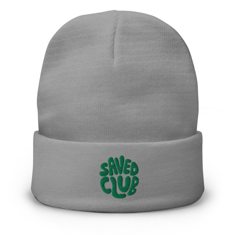 Saved Club (Green) Beanie