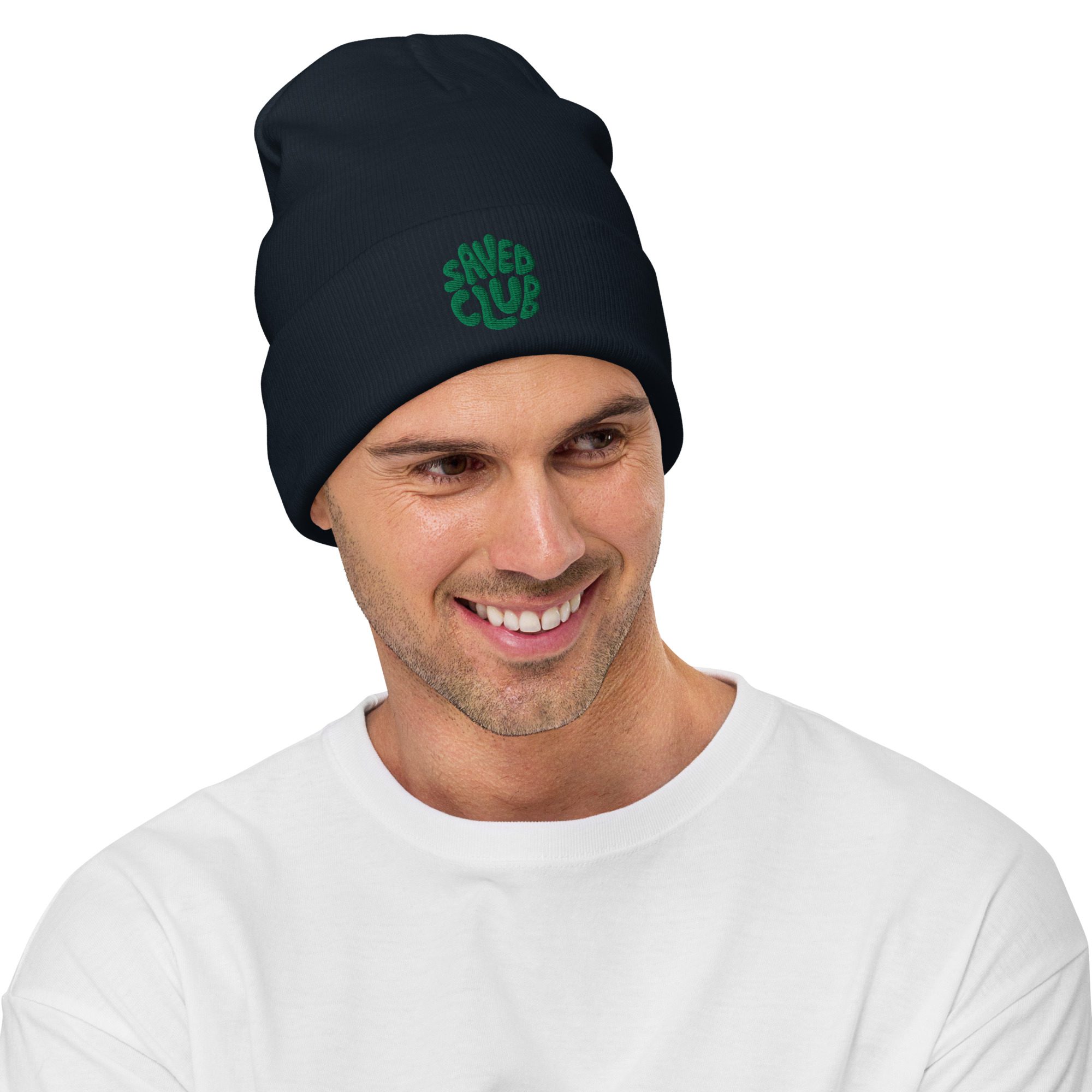 Saved Club (Green) Beanie - Image 6