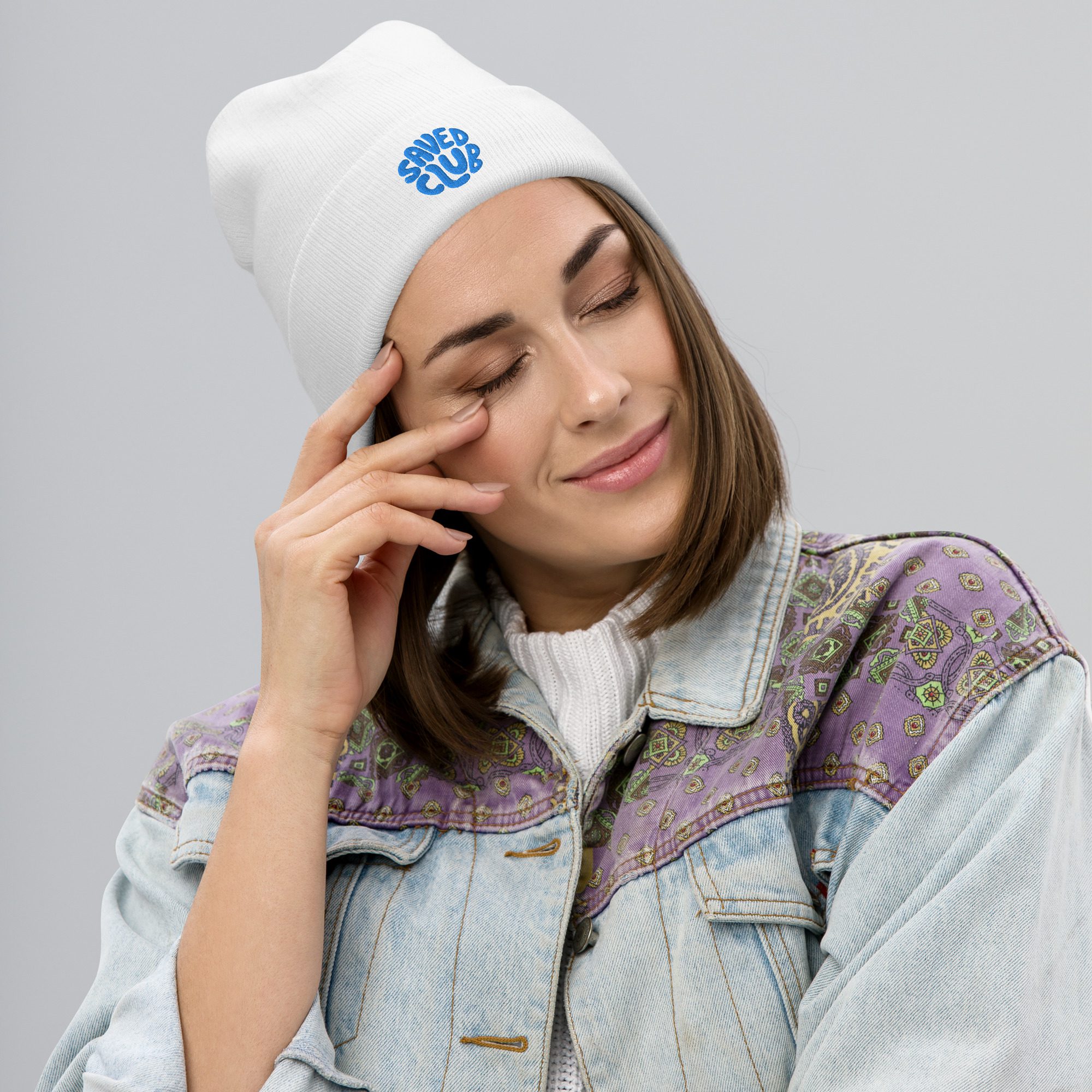 Saved Club (Blue) Beanie - Image 18