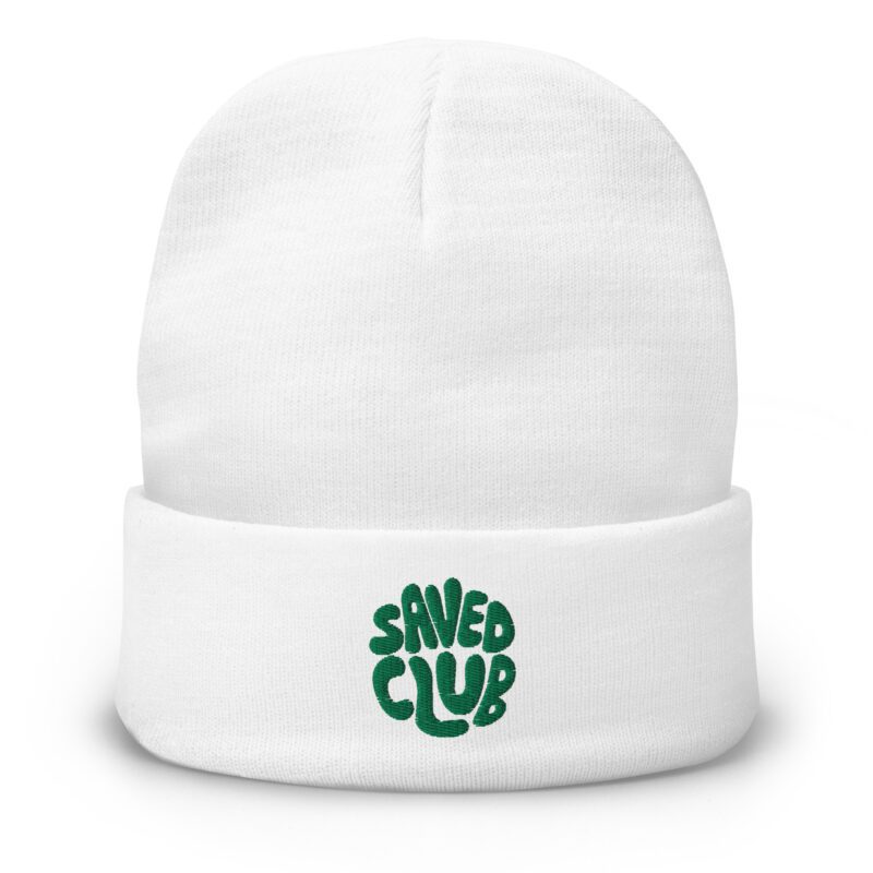 Saved Club (Green) Beanie