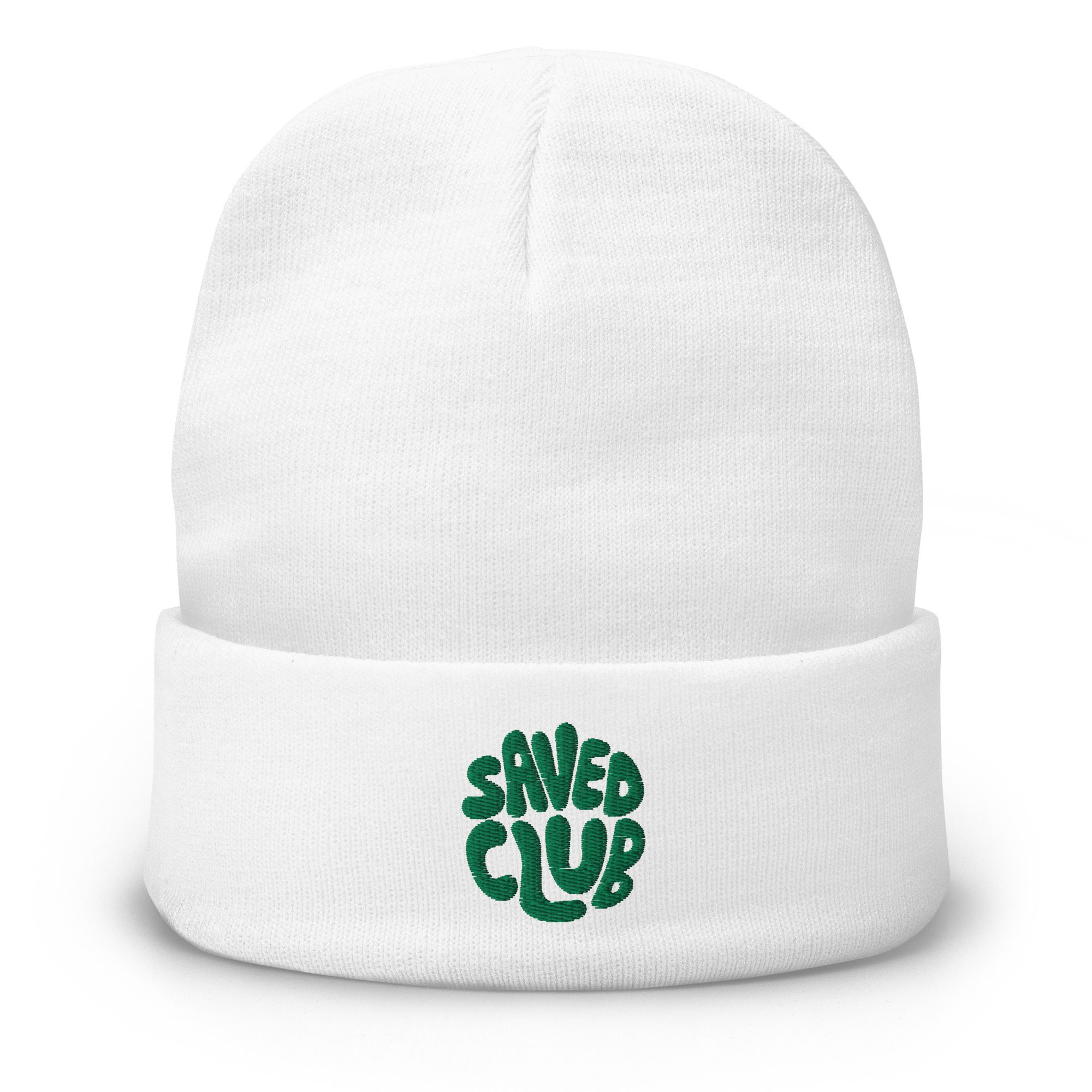Saved Club (Green) Beanie - Image 4